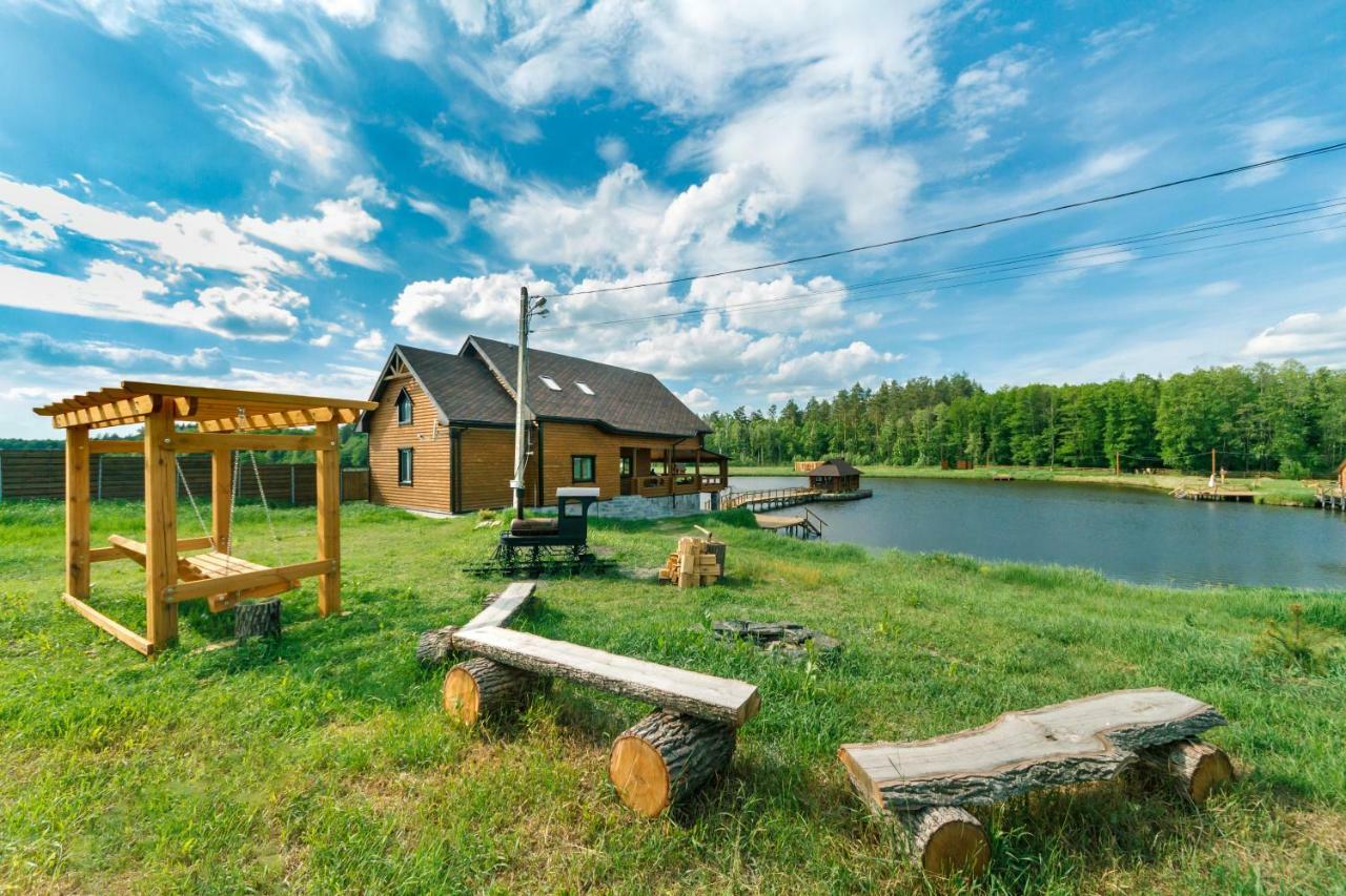 Guesthouse On The Lake With Bathhouse 70 Km From Kiev Makariv Экстерьер фото